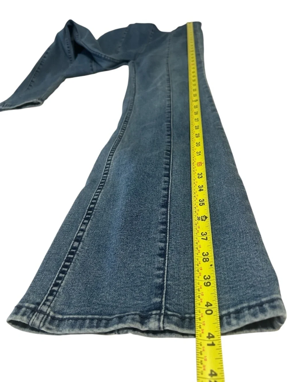 Free People Wee The Free High-Rise Pull On Flare Jeans Size 26 Cotton